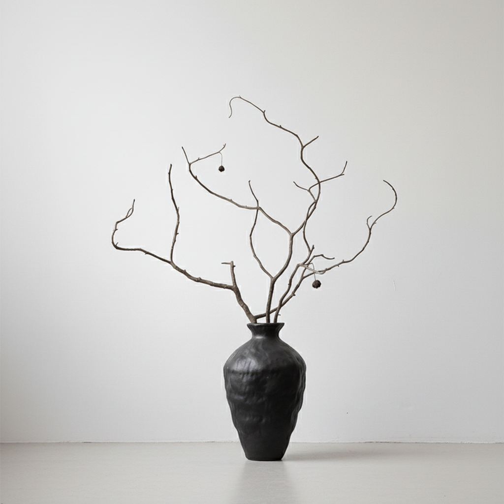 Earthena 1 Vase – Black