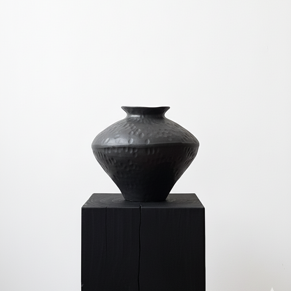 Earthena 2 Vase – Black
