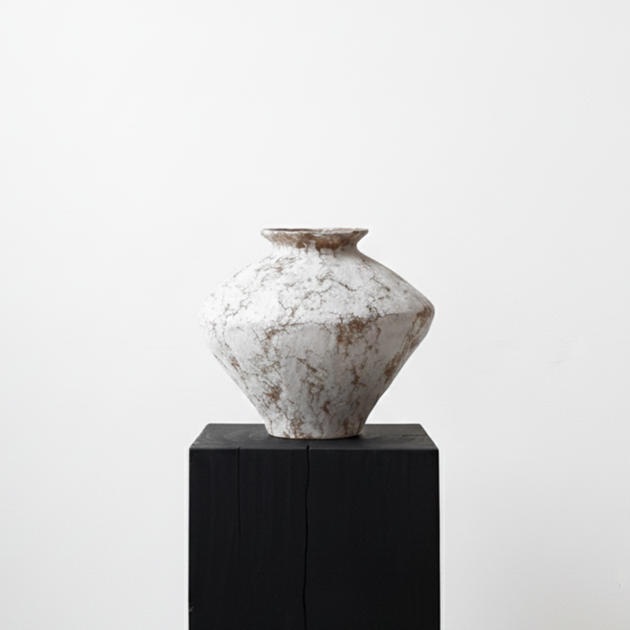 Earthena 2 Vase – White