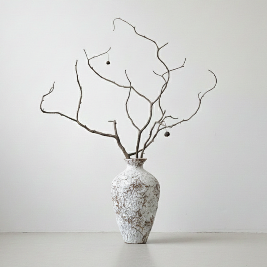 Earthena 1 Vase – White